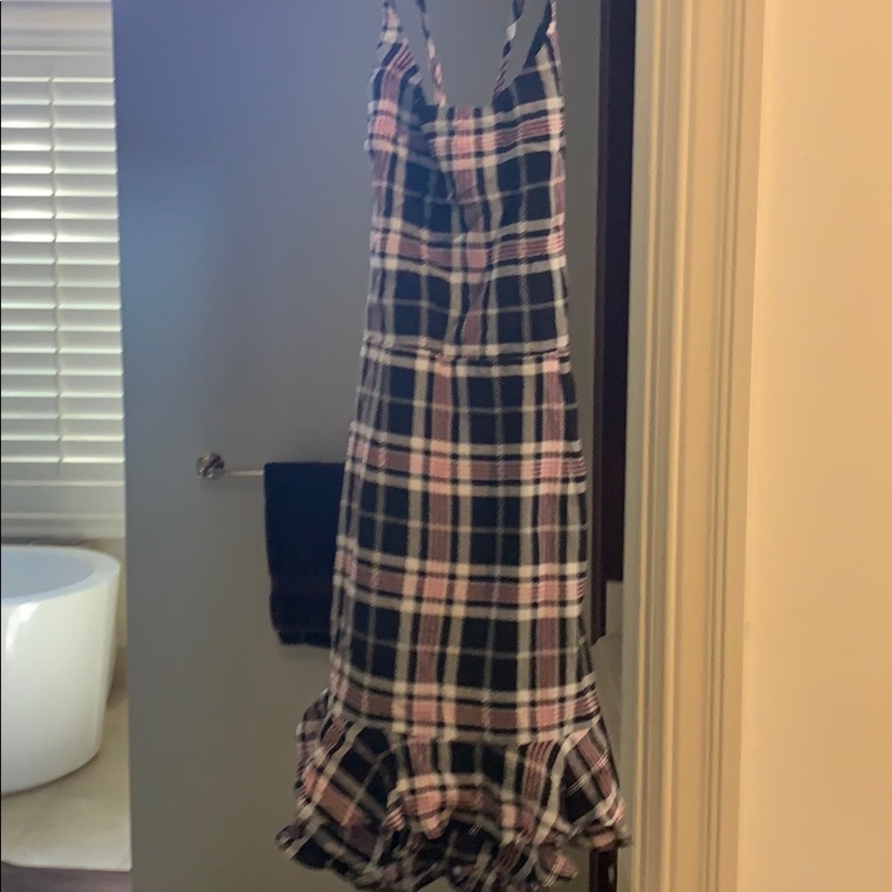Plaid sundress by about us